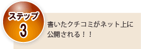 クチコミカフェ　ステップ３