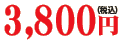 3800円(税込)