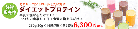 ダイエットプロテイン
