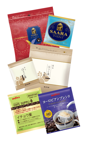 SAARA アールグレイ 香るほうじ茶 カフェサプリ イチョウ葉 ドリップバッグコーヒー ヨーロピアンブレンド