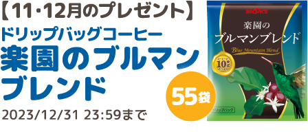 【11･12月のプレゼント】ドリップバッグコーヒー 楽園のブルマンブレンド 55袋 2023/12/31 23:59まで