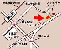 ビゴの店　鷺沼店地図