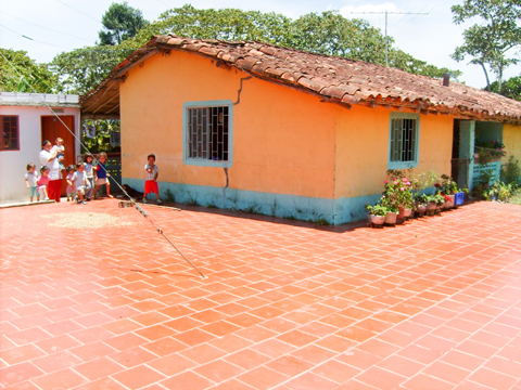 コロンビアコーヒー農家の家