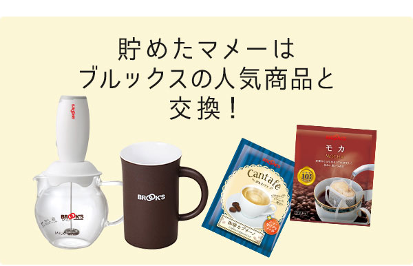 貯めたマメーはブルックスの人気商品と交換