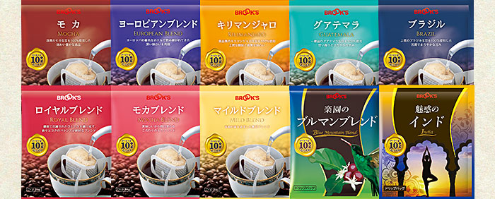 Rakuten ドリップ 個包装 コーヒー ブルックス 1杯10g ドリップパック 40袋 珈琲 ドリップバッグ