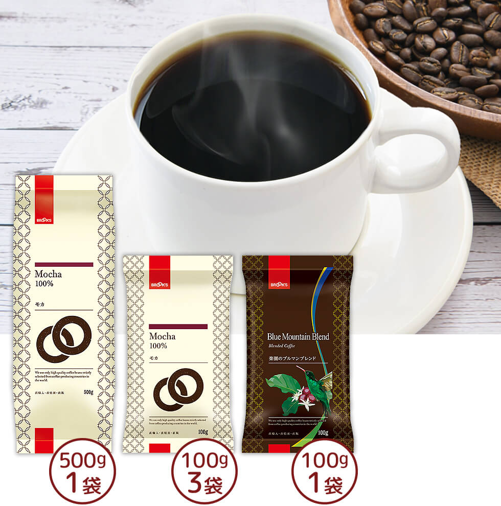 レギュラー モカ＆楽園のブルマンブレンド