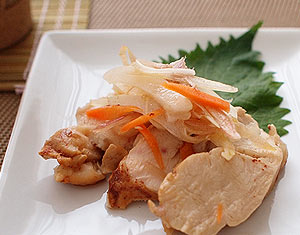 紅茶でやわらか！鶏ムネ肉の南蛮漬