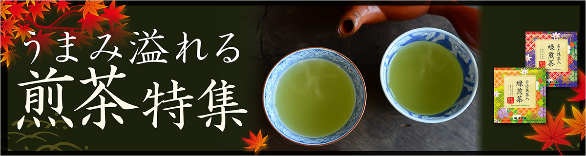 うまみ溢れる 煎茶特集