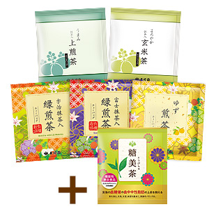 【糖美茶付】日本茶お試しセット (冬)