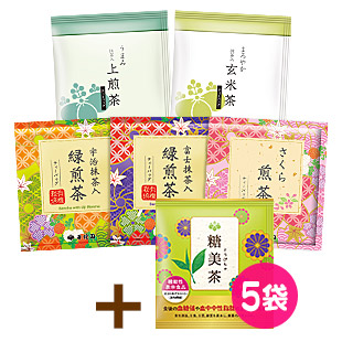 gift 【糖美茶付】日本茶お試しセット (春)