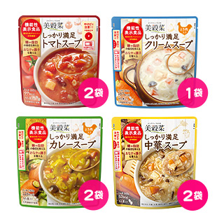 美穀菜しっかり満足スープお試し7日間セット