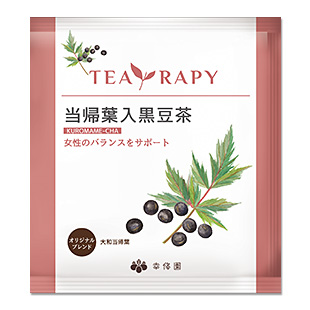 TEA RAPY(ティーラピー) 当帰葉(とうきば)入黒豆茶 30袋