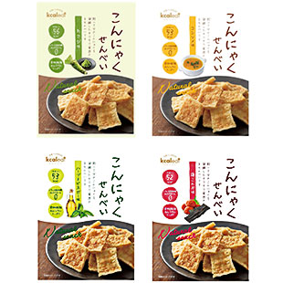 コーヒー通販ならブルックスコーヒーマーケット こんにゃくせんべい４種食べ比べセット