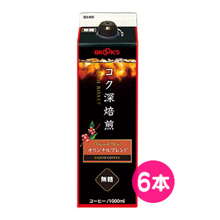 gift リキッドコーヒー コク深焙煎無糖6本