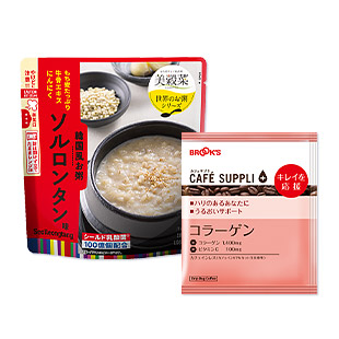 韓国風お粥 ソルロンタン味とコラーゲンセット