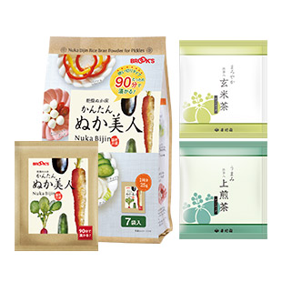 【秋限定】かんたんぬか美人＋日本茶セット