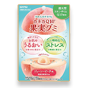 Q10果実グミ ジューシーピーチ味