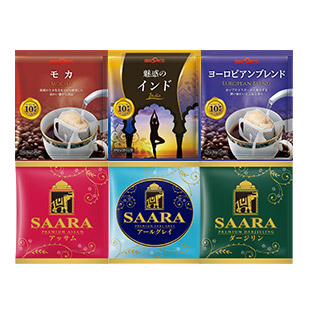 ギフト おすすめコーヒー＆プレミアム紅茶ギフトセット