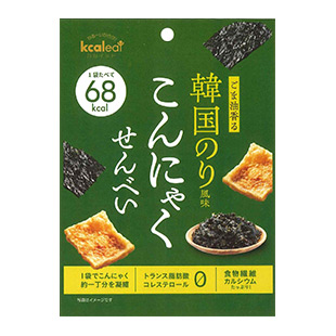 こんにゃくせんべい 韓国のり風味