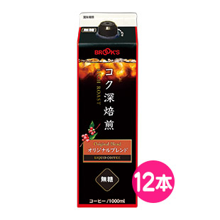 gift リキッドコーヒー コク深焙煎無糖12本