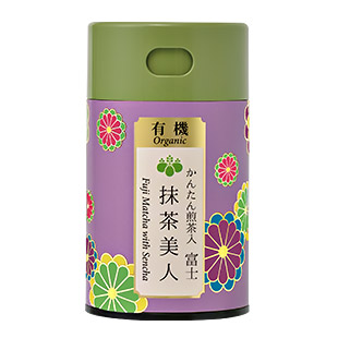 有機 かんたん煎茶入 富士抹茶美人