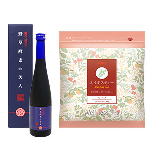 野草酵素 de 美人+ルイボスティーセット