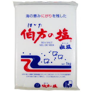 伯方の塩　粗塩　1kg×3個セット