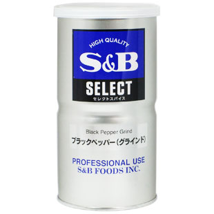 SBセレクト ブラックペッパー(グラインド) L缶 (370g)×3個セット