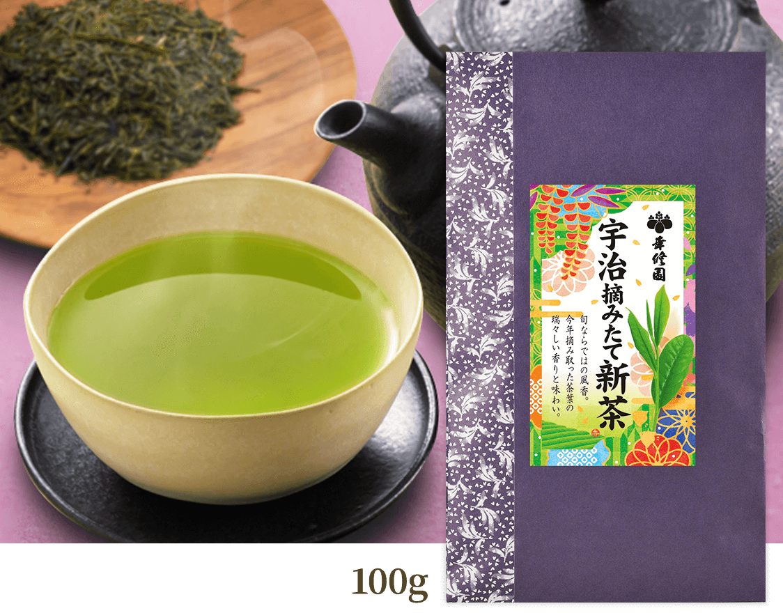 宇治摘みたて新茶 100g