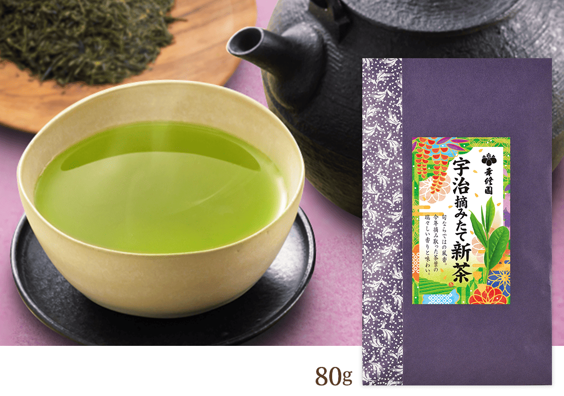 宇治摘みたて新茶 80g