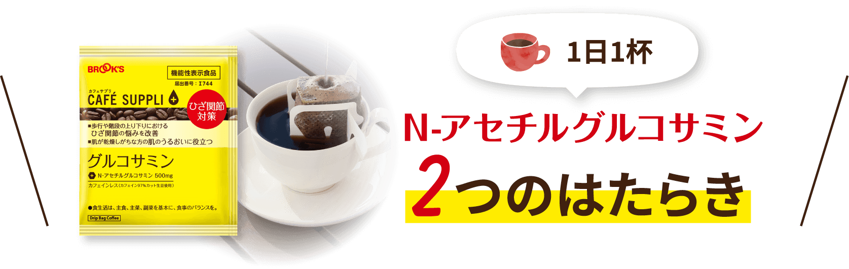 N-アセチルグルコサミン 2つのはたらき