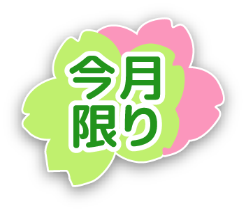 今月限り