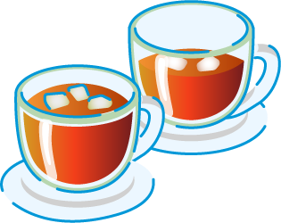 水出し紅茶イラスト