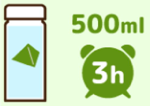 500ml 3h