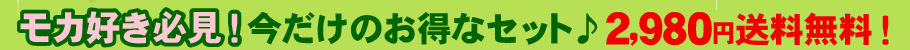 モカ好き必見！今だけお得なセット♪2980円送料無料！