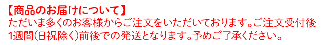 発送遅延のお知らせ