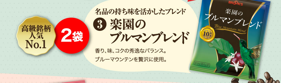 楽園のブルマンブレンド 2袋