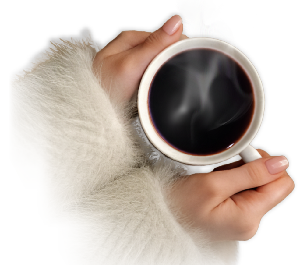 珈琲を持つ手